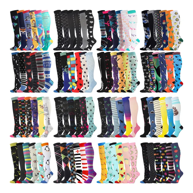 Diabetic Compression & Comfort Socks 6-pair bundle